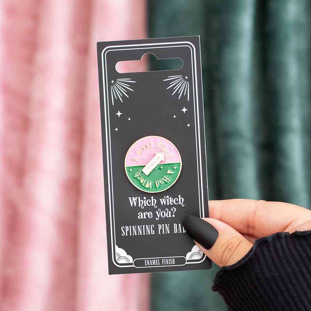 Something Different - Which Witch Are You Spinning Pin - Multicolours